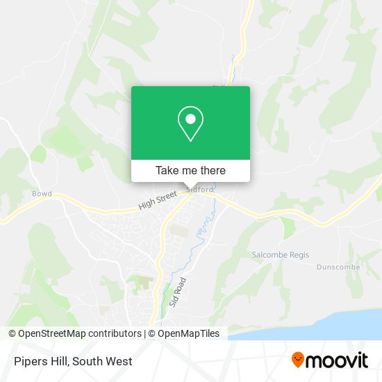 Pipers Hill map