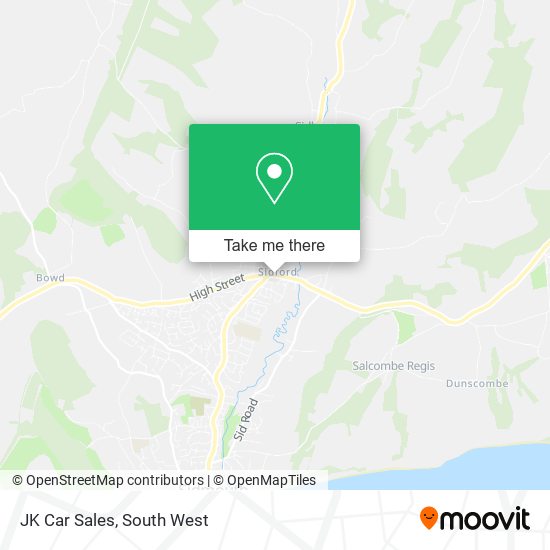 JK Car Sales map