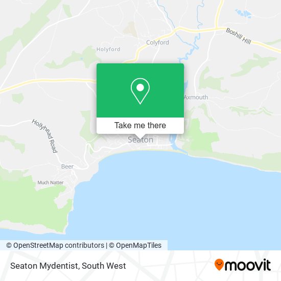 Seaton Mydentist map