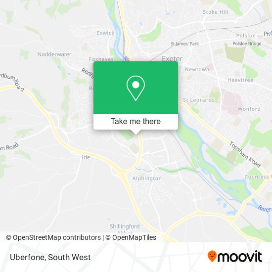 Uberfone map