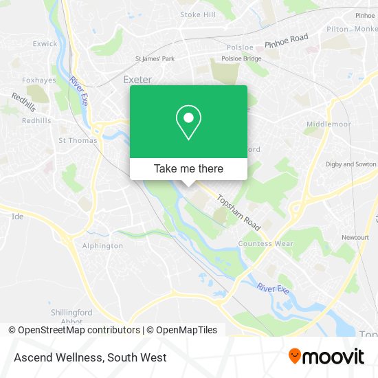 Ascend Wellness map