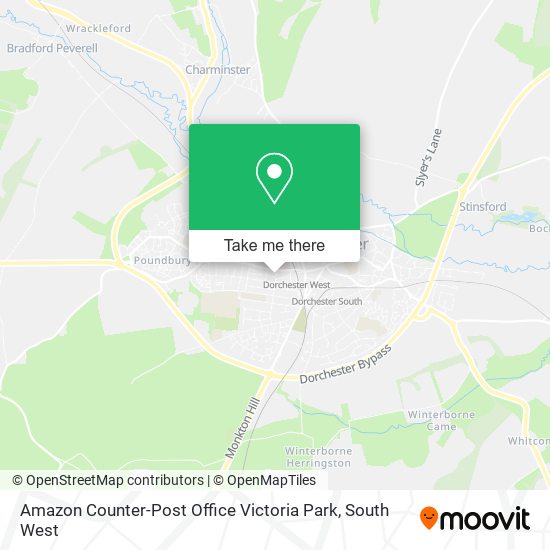 Amazon Counter-Post Office Victoria Park map