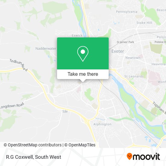 R.G Coxwell map
