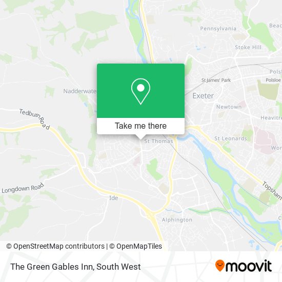 The Green Gables Inn map