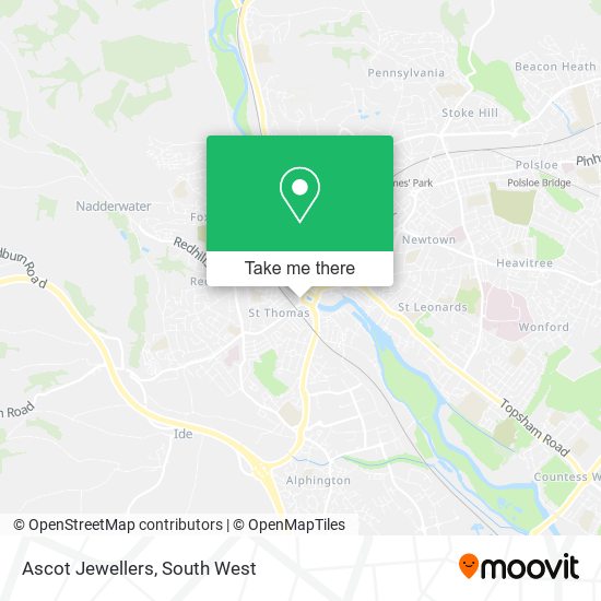 Ascot Jewellers map