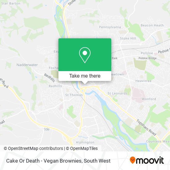 Cake Or Death - Vegan Brownies map