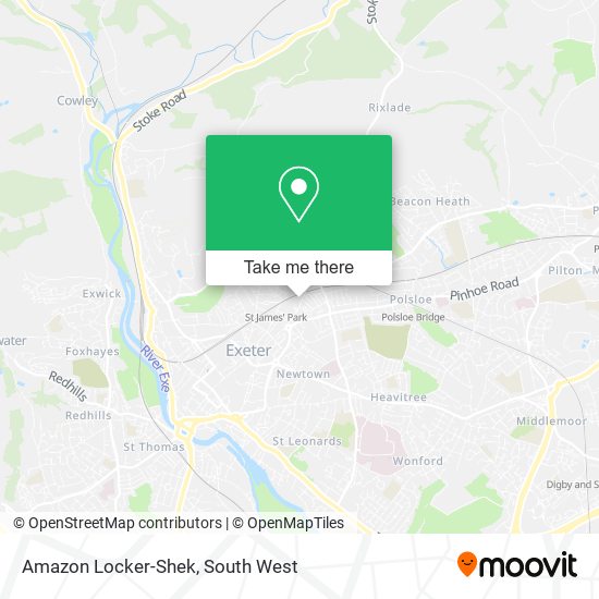 Amazon Locker-Shek map