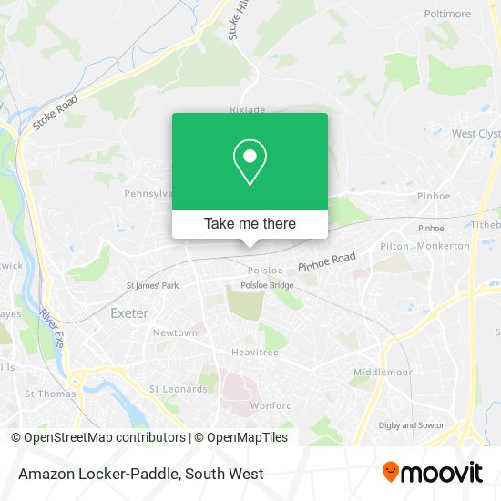 Amazon Locker-Paddle map