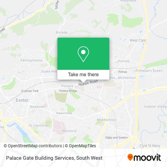 Palace Gate Building Services map