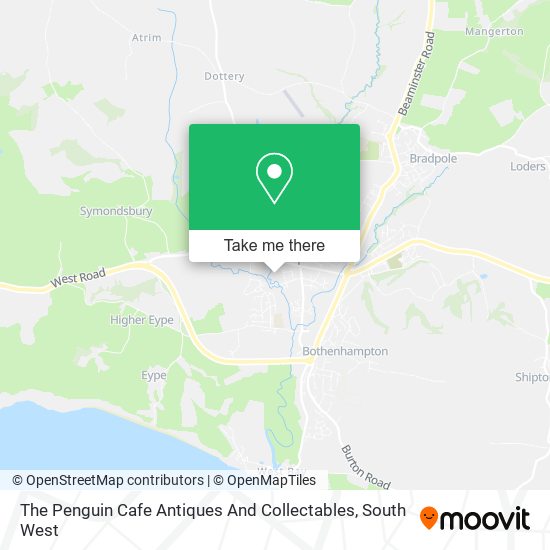The Penguin Cafe Antiques And Collectables map