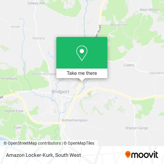 Amazon Locker-Kurk map