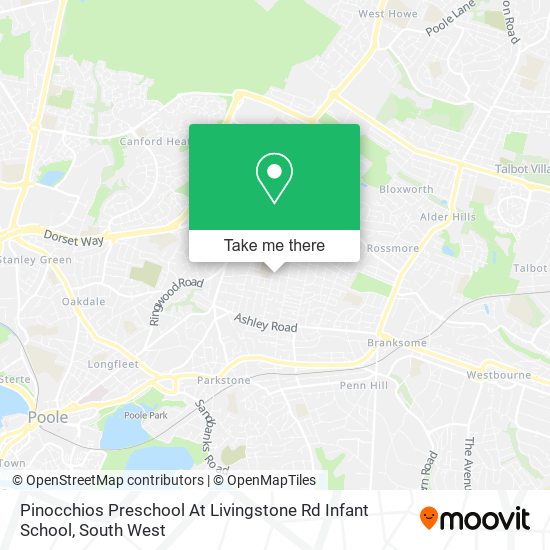 Pinocchios Preschool At Livingstone Rd Infant School map