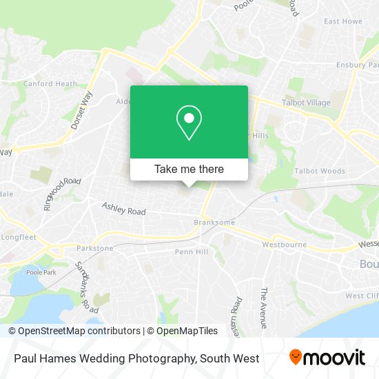 Paul Hames Wedding Photography map