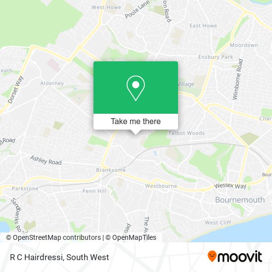 R C Hairdressi map