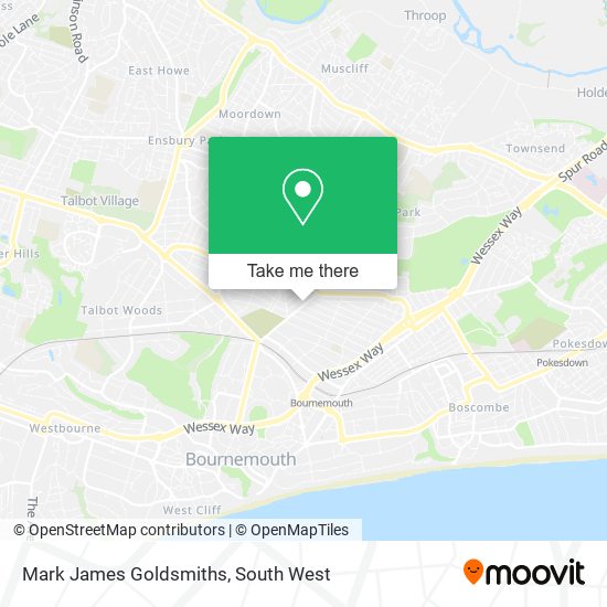 Mark James Goldsmiths map