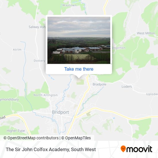 The Sir John Colfox Academy map