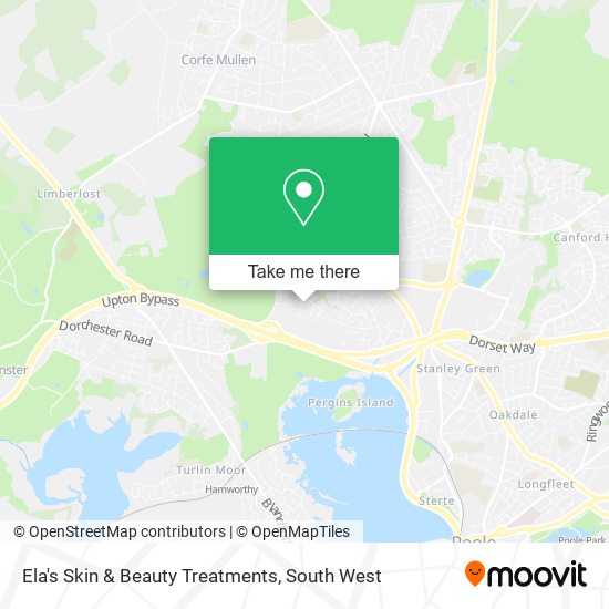 Ela's Skin & Beauty Treatments map