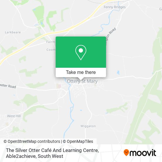 The Silver Otter Café And Learning Centre, Able2achieve map