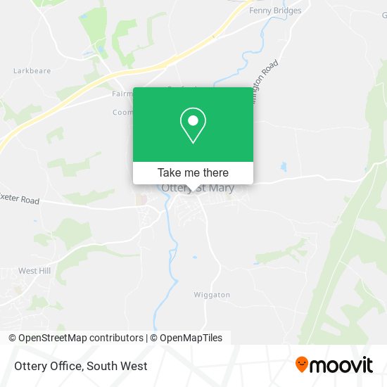 Ottery Office map