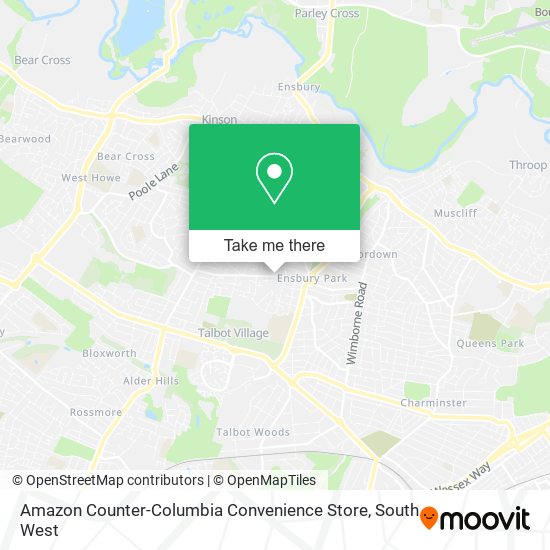 Amazon Counter-Columbia Convenience Store map