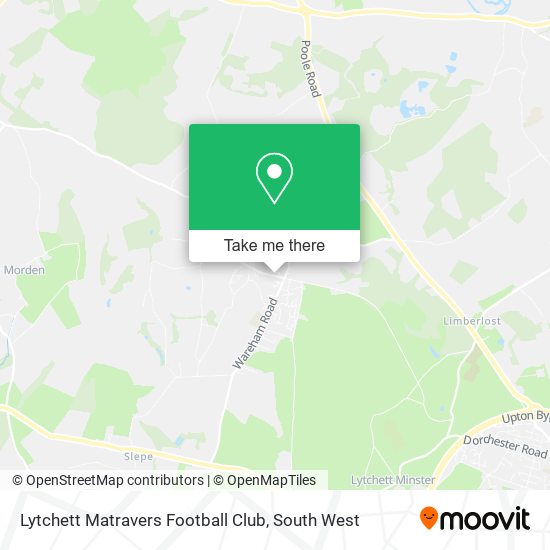 Lytchett Matravers Football Club map