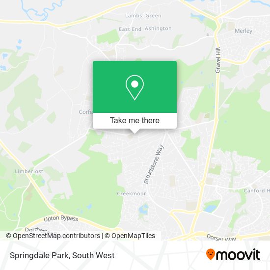 Springdale Park map