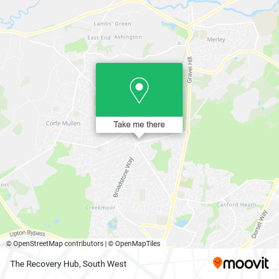 The Recovery Hub map