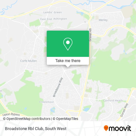 Broadstone Rbl Club map
