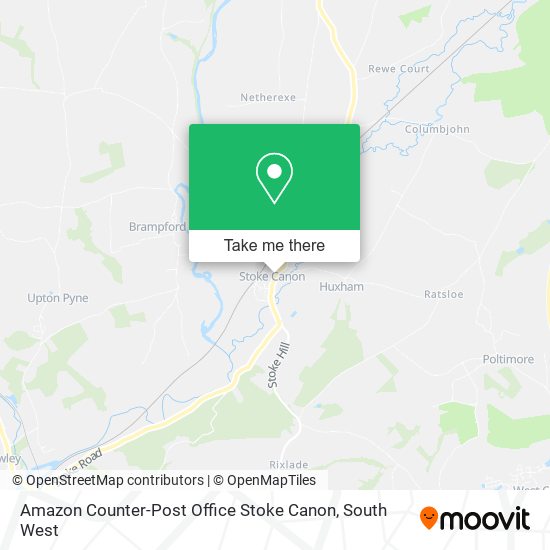 Amazon Counter-Post Office Stoke Canon map