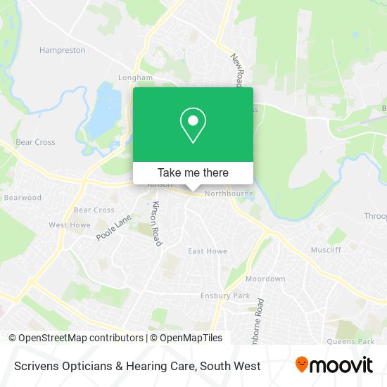 Scrivens Opticians & Hearing Care map