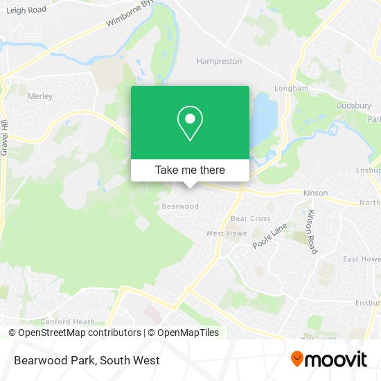 Bearwood Park map