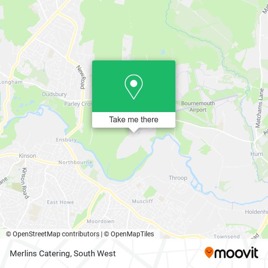Merlins Catering map