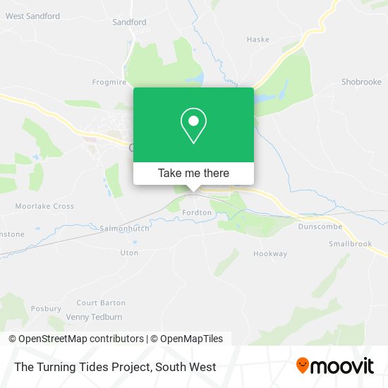The Turning Tides Project map