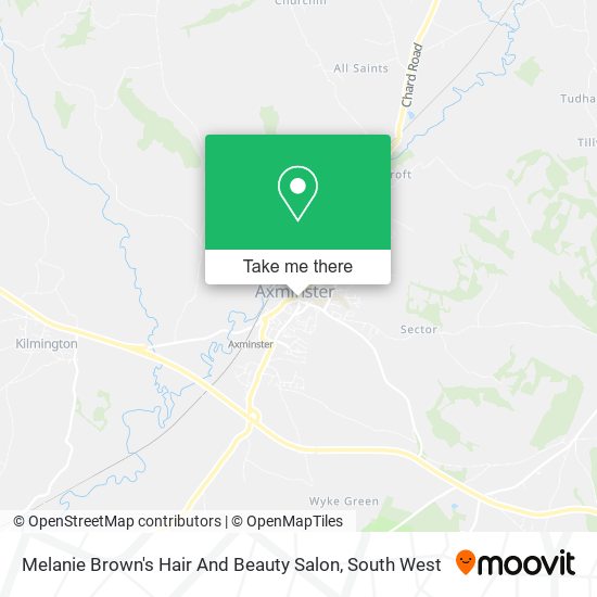Melanie Brown's Hair And Beauty Salon map
