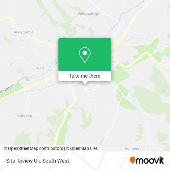 Site Review Uk map