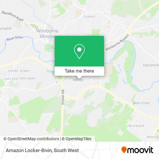 Amazon Locker-Bivin map