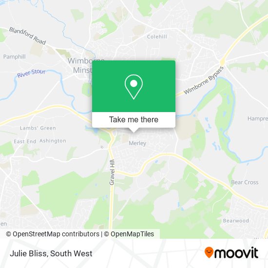Julie Bliss map
