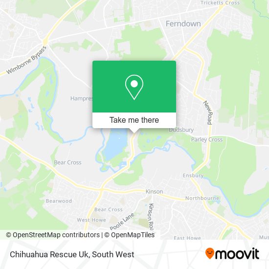 Chihuahua Rescue Uk map