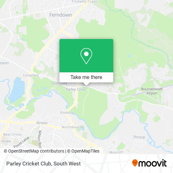 Parley Cricket Club map