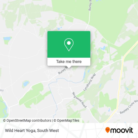 Wild Heart Yoga map