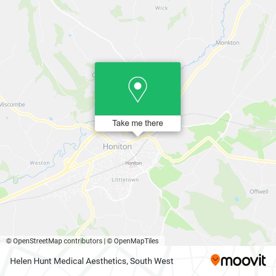 Helen Hunt Medical Aesthetics map