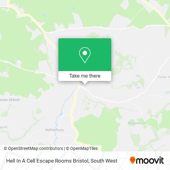 Hell In A Cell Escape Rooms Bristol map