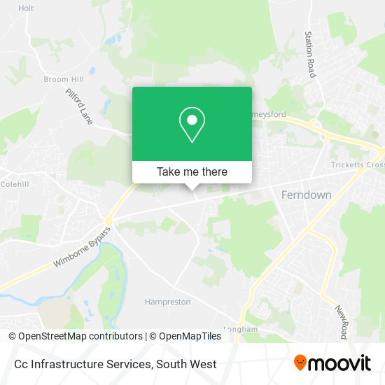 Cc Infrastructure Services map
