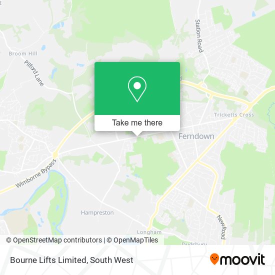 Bourne Lifts Limited map