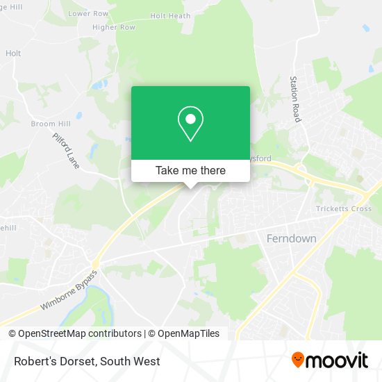 Robert's Dorset map