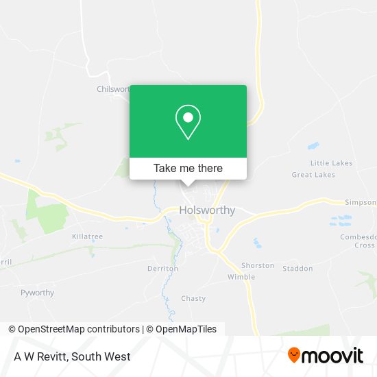 A W Revitt map