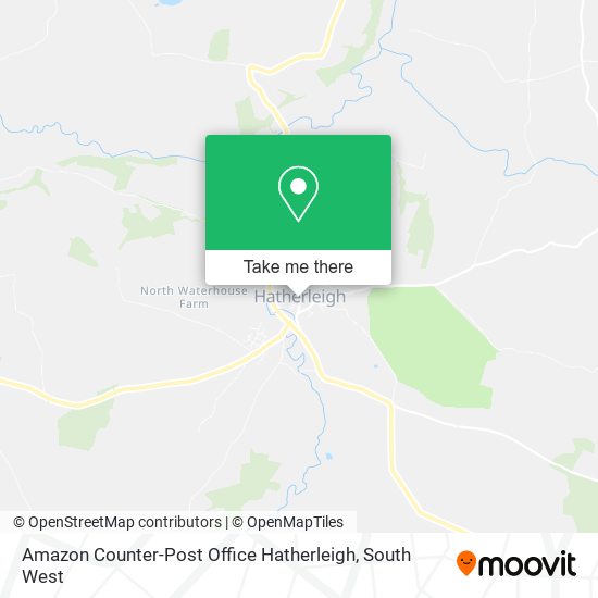 Amazon Counter-Post Office Hatherleigh map