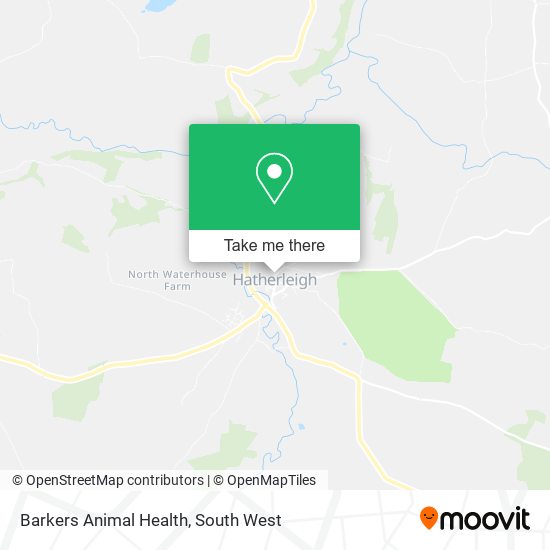 Barkers Animal Health map