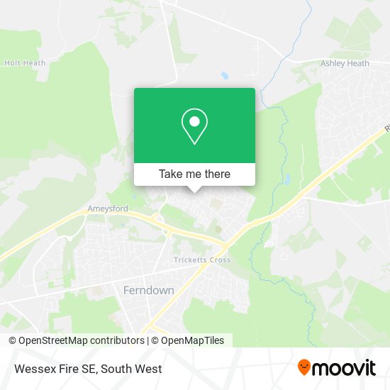 Wessex Fire SE map