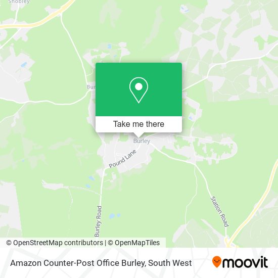 Amazon Counter-Post Office Burley map